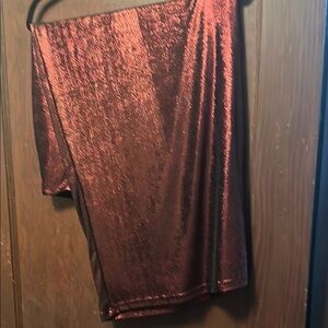 Shimmering Metallic Skirt